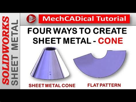 how to cut a cone shape out of sheet metal|sheet metal cone design.